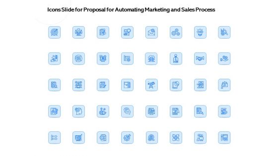 Icons Slide For Proposal For Automating Marketing And Sales Process Ppt PowerPoint Presentation Summary Slides PDF