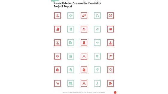 Icons Slide For Proposal For Feasibility Project Report One Pager Sample Example Document Icons Slide For Proposal For Feasibility Project Report One Pager Sample Example Document