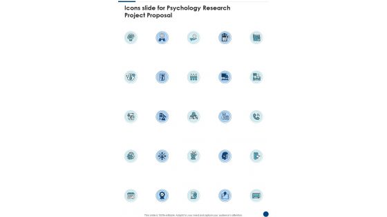 Icons Slide For Psychology Research Project Proposal One Pager Sample Example Document Icons Slide For Psychology Research Project Proposal One Pager Sample Example Document