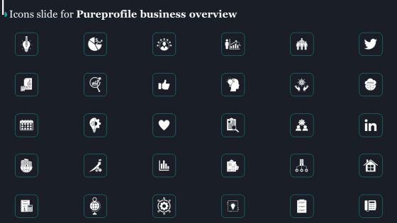 Icons Slide For Pureprofile Business Overview Ppt Styles Designs Download PDF