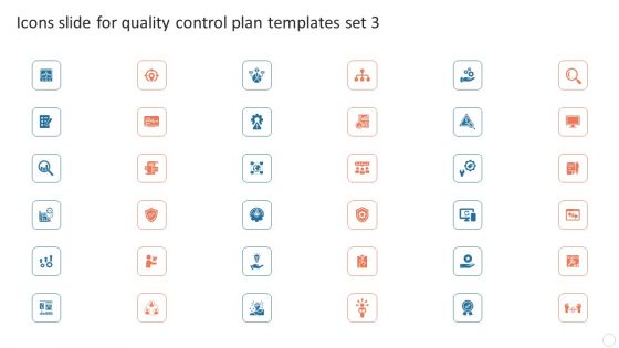 Icons Slide For Quality Control Plan Templates Set 3 Summary PDF Icons Slide For Quality Control Plan Templates Set 3 Summary PDF