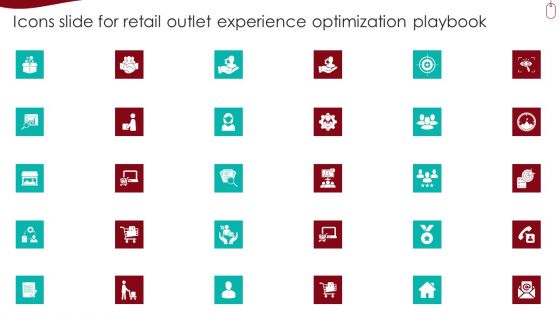 Icons Slide For Retail Outlet Experience Optimization Playbook Download PDF