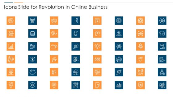 Icons Slide For Revolution In Online Business Ppt PowerPoint Presentation Gallery Display PDF
