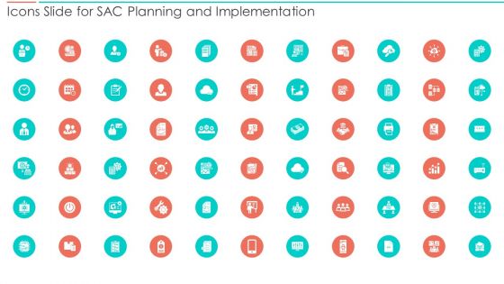 Icons Slide For SAC Planning And Implementation Ppt PowerPoint Presentation Gallery Model PDF