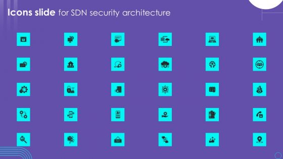 Icons Slide For SDN Security Architecture Ppt PowerPoint Presentation File Model PDF