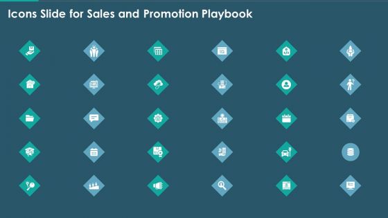Icons Slide For Sales And Promotion Playbook Introduction PDF