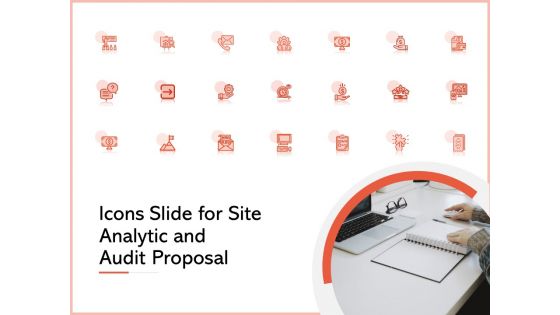 Icons Slide For Site Analytic And Audit Proposal Ppt Inspiration Introduction PDF