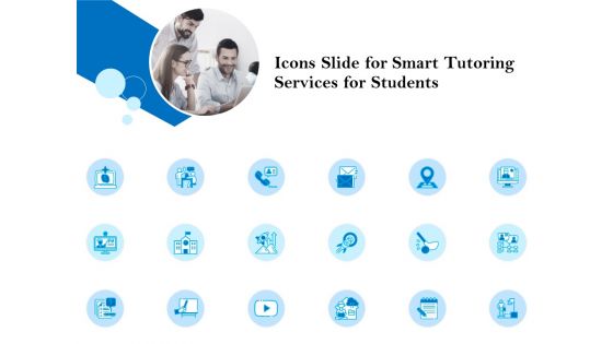 Icons Slide For Smart Tutoring Services For Students Ppt PowerPoint Presentation Ideas Display PDF