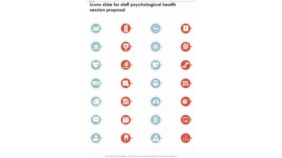 Icons Slide For Staff Psychological Health Session Proposal One Pager Sample Example Document Icons Slide For Staff Psychological Health Session Proposal One Pager Sample Example Document