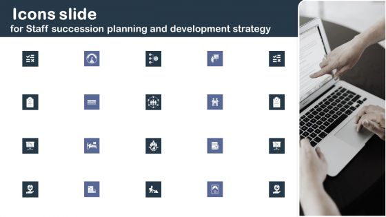 Icons Slide For Staff Succession Planning And Development Strategy Guidelines PDF