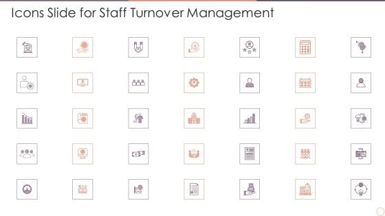 Icons Slide For Staff Turnover Management Infographics PDF