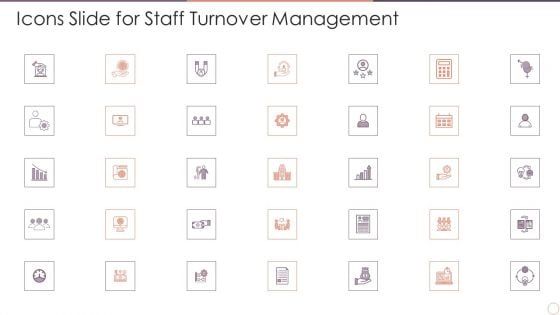 Icons Slide For Staff Turnover Management Infographics PDF