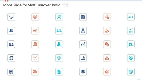 Icons Slide For Staff Turnover Ratio BSC Infographics PDF