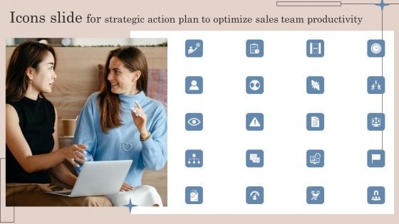 Icons Slide For Strategic Action Plan To Optimize Sales Team Productivity Infographics PDF