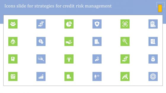 Icons Slide For Strategies For Credit Risk Management Ppt PowerPoint Presentation File Background Image PDF