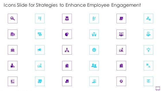 Icons Slide For Strategies To Enhance Employee Engagement Microsoft PDF