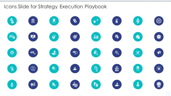 Icons Slide For Strategy Execution Playbook Themes PDF