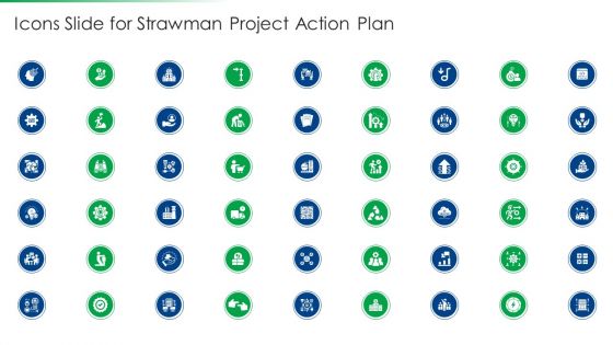 Icons Slide For Strawman Project Action Plan Rules PDF
