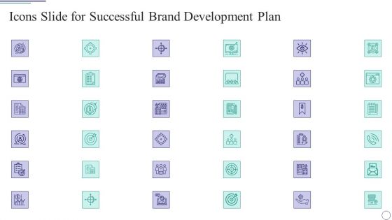 Icons Slide For Successful Brand Development Plan Pictures PDF