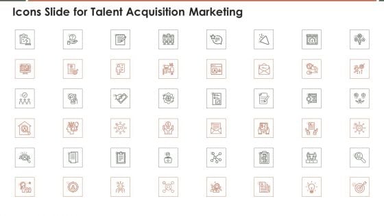 Icons Slide For Talent Acquisition Marketing Introduction PDF