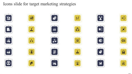 Icons Slide For Target Marketing Strategies Topics PDF