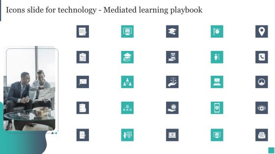 Icons Slide For Technology Mediated Learning Playbook Graphics PDF