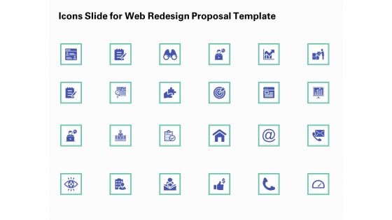 Icons Slide For Web Redesign Proposal Template Ppt Styles Skills PDF