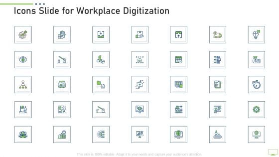 Icons Slide For Workplace Digitization Rules PDF