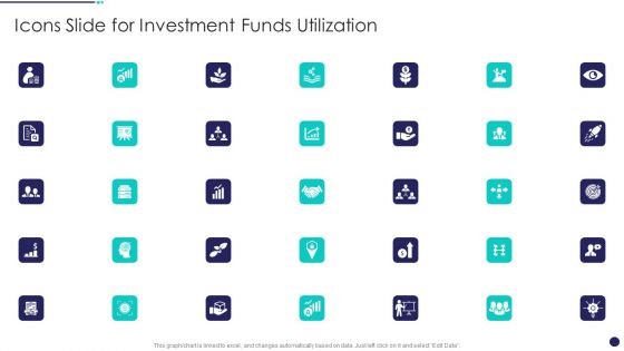 Icons Slide Forinvestment Funds Utilization Template PDF