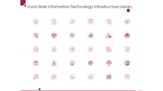 Icons Slide Information Technology Infrastructure Library Ppt Slides Information PDF