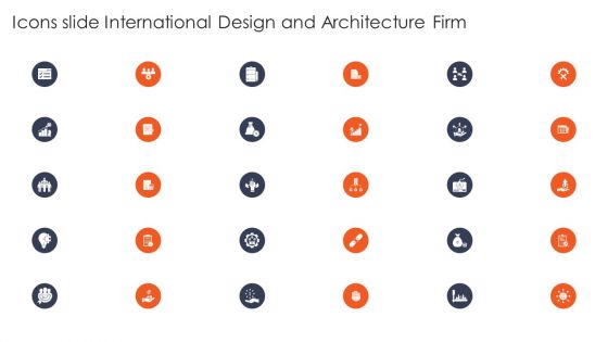 Icons Slide International Design And Architecture Firm Ppt Styles Information PDF