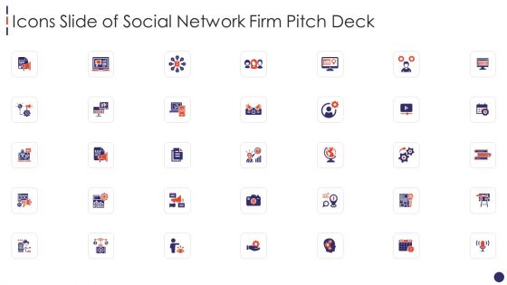 Icons Slide Of Social Network Firm Pitch Deck Slides PDF