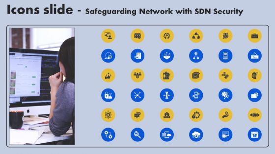 Icons Slide Safeguarding Network With SDN Security Ppt File Summary PDF