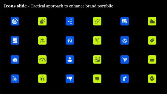 Icons Slide Tactical Approach To Enhance Brand Portfolio Designs PDF