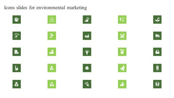 Icons Slides For Environmental Marketing Rules PDF