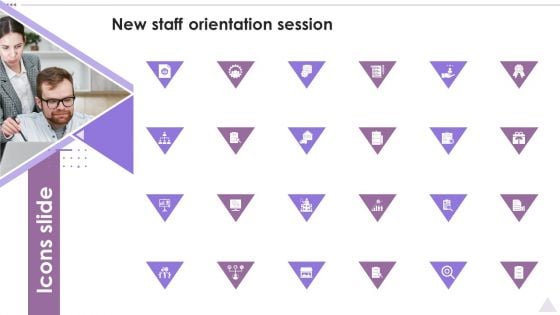 Icons Slides New Staff Orientation Session New Staff Orientation Session Structure PDF