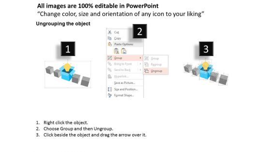 Idea Box With Multiple Boxes And Icons Powerpoint Template