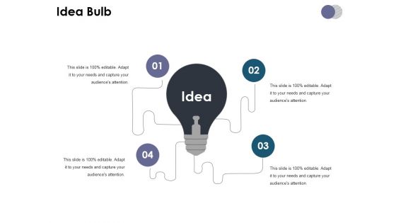 Idea Bulb Ppt PowerPoint Presentation Gallery Design Inspiration