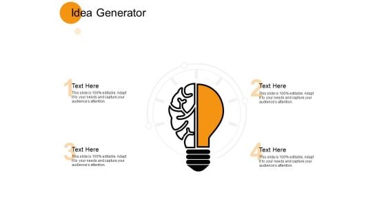 Idea Generate Innovation Ppt PowerPoint Presentation Icon Templates