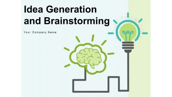 Idea Generation And Brainstorming Planning Business Icons Gear Ppt PowerPoint Presentation Complete Deck