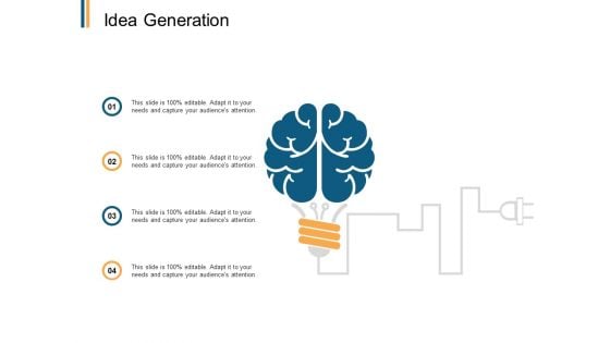 Idea Generation Innovation Ppt PowerPoint Presentation Icon Designs