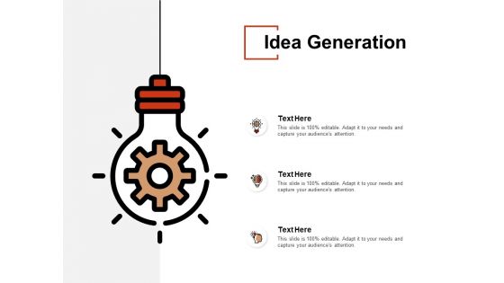 Idea Generation Innovation Ppt PowerPoint Presentation Inspiration Design Ideas