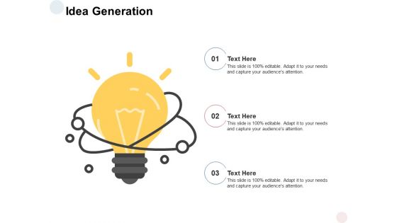 Idea Generation Innovation Ppt PowerPoint Presentation Model Styles