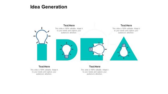 Idea Generation Innovation Ppt PowerPoint Presentation Show Themes