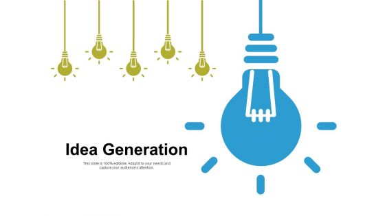 Idea Generation Innovation Ppt PowerPoint Presentation Styles Clipart