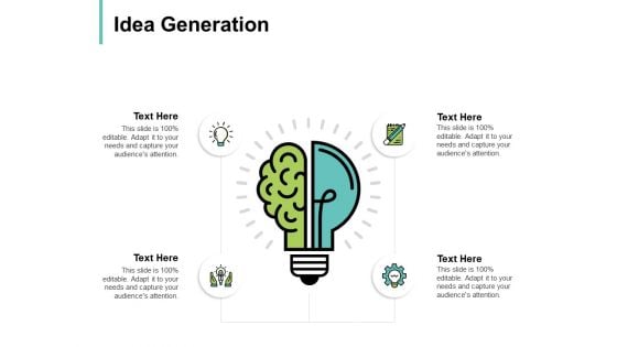 Idea Generation Knowledge Innovation Ppt PowerPoint Presentation Layouts Icon