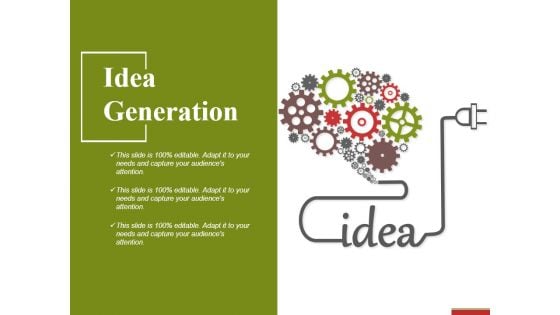 Idea Generation Ppt PowerPoint Presentation Gallery Example File