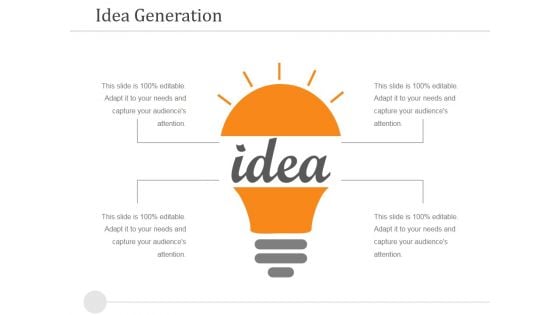 Idea Generation Ppt PowerPoint Presentation Ideas Images