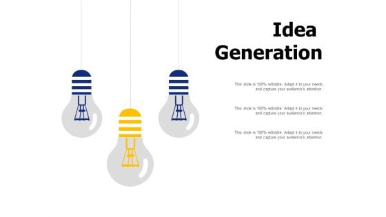 Idea Generation Ppt PowerPoint Presentation Inspiration Gallery