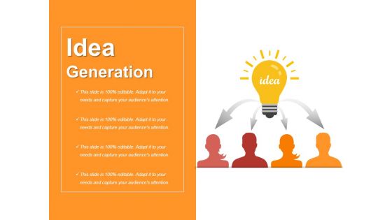 Idea Generation Ppt PowerPoint Presentation Model Format Ideas